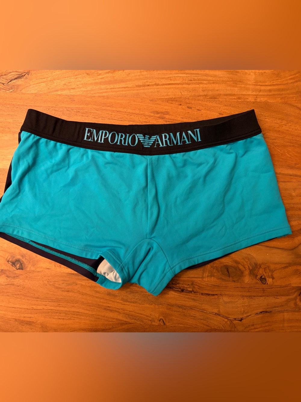 Emporio Armani Bicolor Swim Trunk Marine